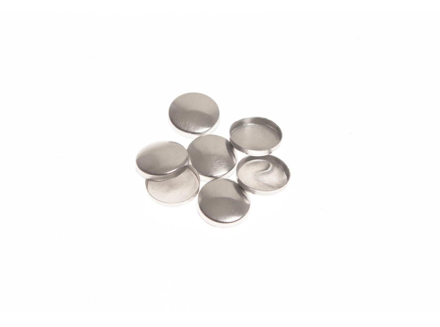 Button mould MA24 top aluminum, Ø13,1mm, 500pc/fp Button mould MA24 top aluminum, Ø13,1mm, 500pc/fp