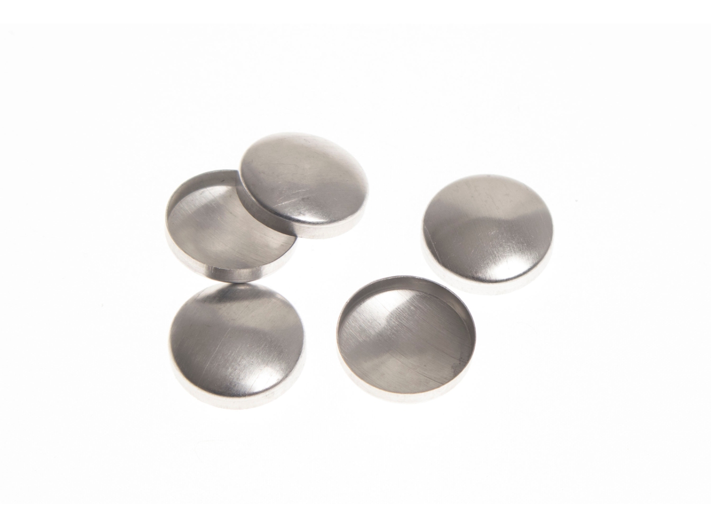 Button mould MA36 top aluminum, Ø20,3mm, 500pc/fp Button mould MA36 top aluminum, Ø20,3mm, 500pc/fp