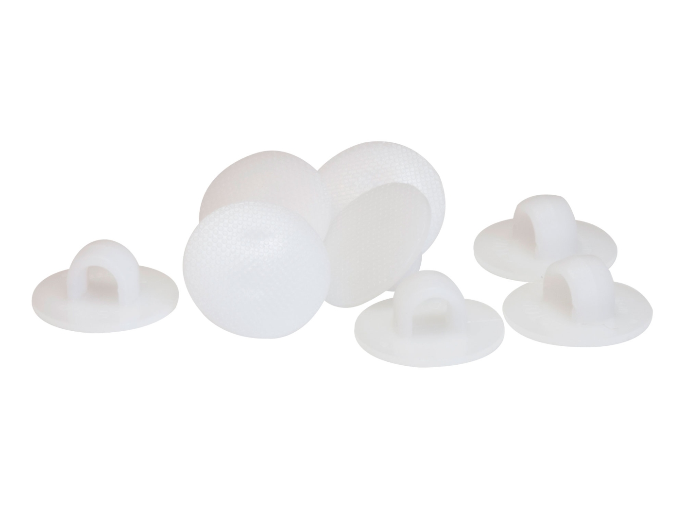 Verriegelungstaste White, Ø18mm, 100st/fp Verriegelungstaste White, Ø18mm, 100st/fp