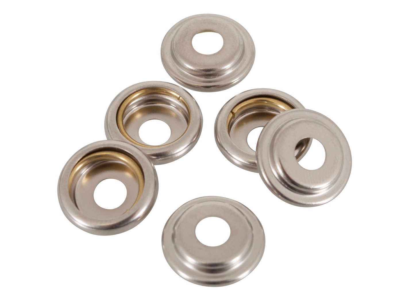 Press fasteners Spring Nickel plated, 100pc/fp Press fasteners Spring Nickel plated, 100pc/fp