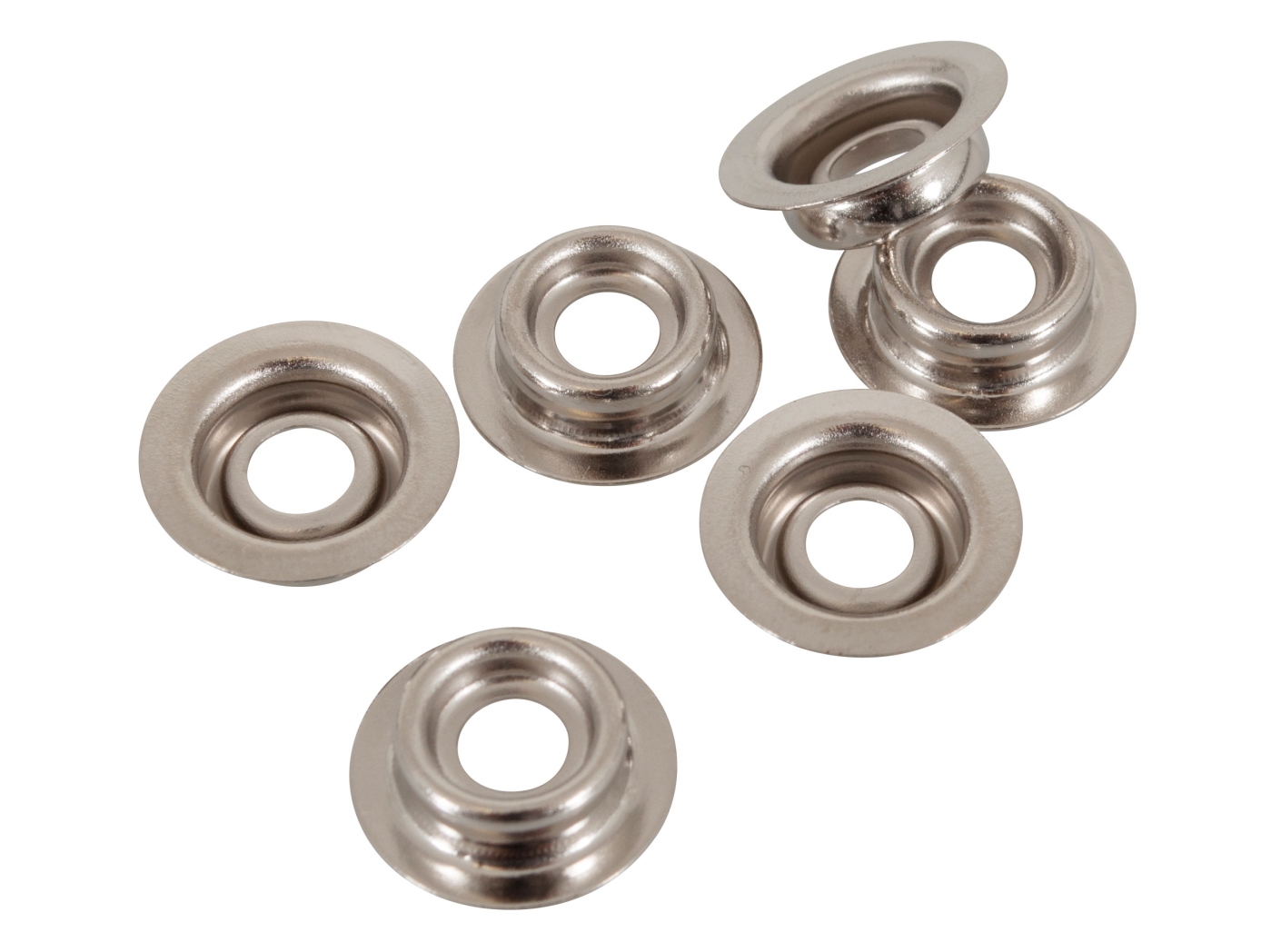 Press fasteners Stud Nickel plated, 100pc/fp Press fasteners Stud Nickel plated, 100pc/fp