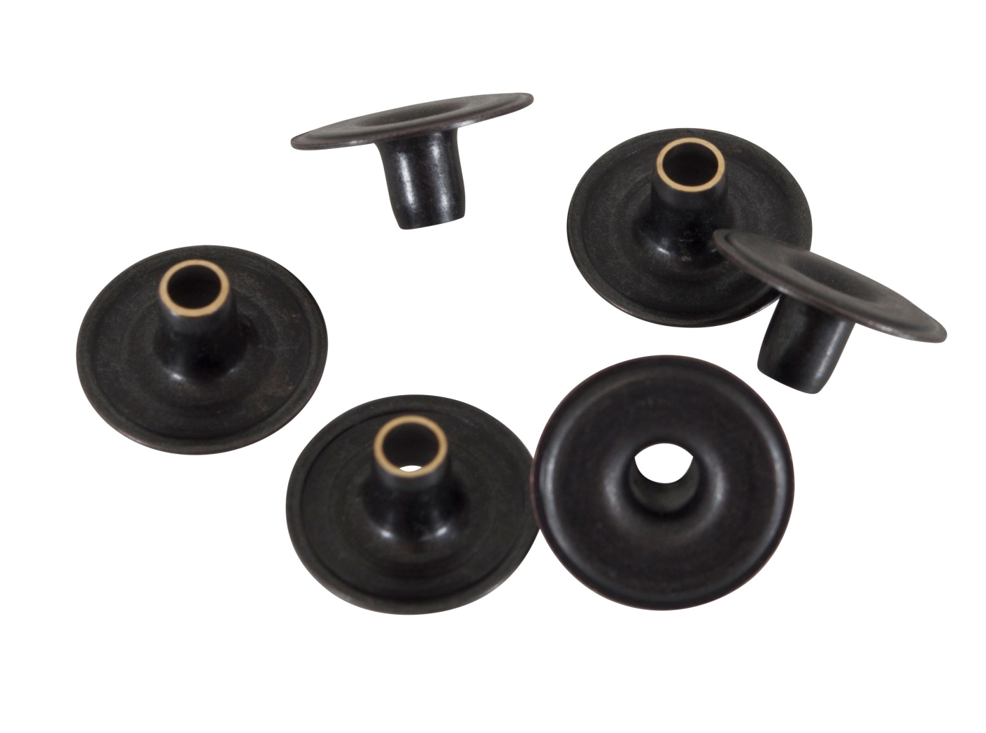 Press fasteners Eyelet Oxidized, 100pc/fp Press fasteners Eyelet Oxidized, 100pc/fp