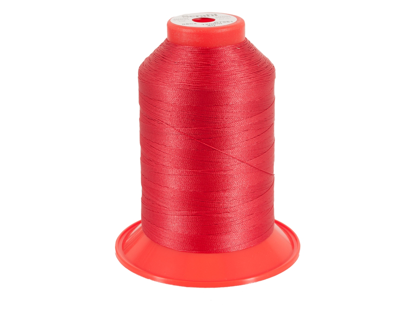 Sewing thread Serafil 40, 504 Bright red, 1200m/rl Sewing thread Serafil 40, 504 Bright red, 1200m/rl