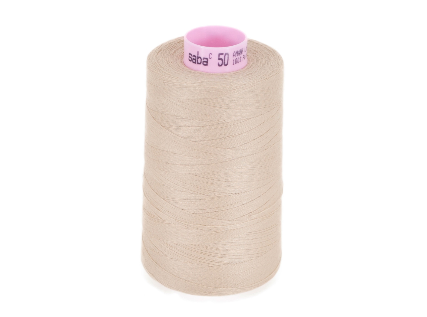 Sewing thread Saba 50, 265 Beige, 2500m/rl Sewing thread Saba 50, 265 Beige, 2500m/rl