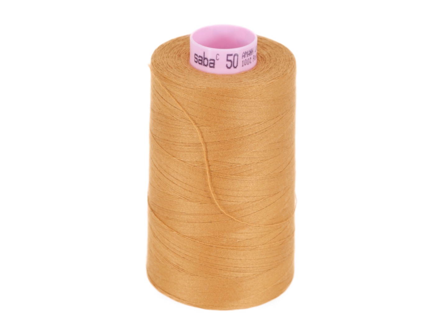 Sewing thread Saba 50, 1130 Mustard yellow, 2500m/rl Sewing thread Saba 50, 1130 Mustard yellow, 2500m/rl