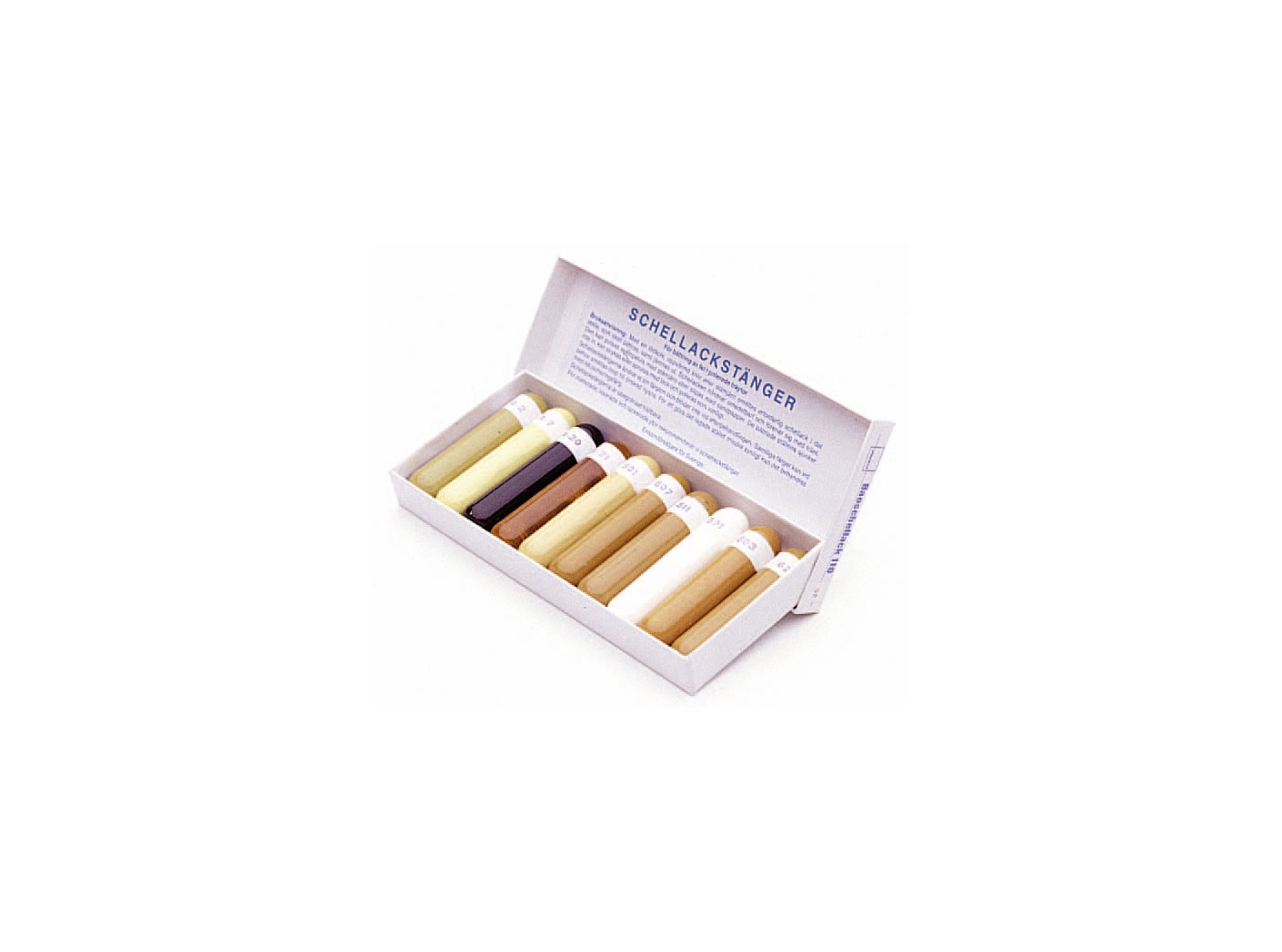 Schellac filler sticks no 2, 10pc/fp Schellac filler sticks no 2, 10pc/fp