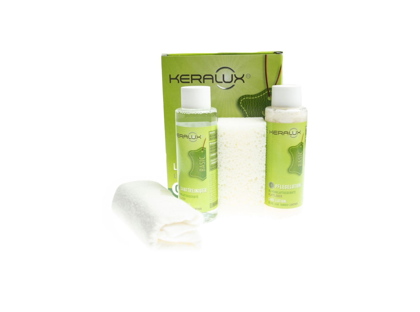 Leather care set Keralux for olive-tanned leather, 200ml Leather care set Keralux for olive-tanned leather, 200ml