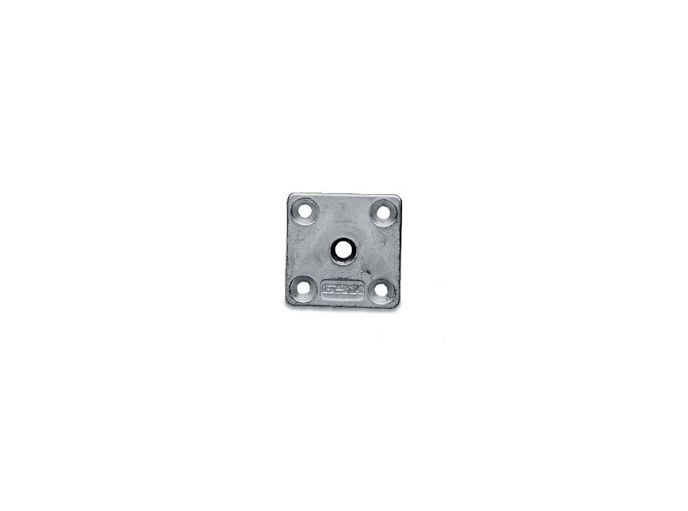 Fastener fittings Kea square with M8 nut, 47x47mm Fastener fittings Kea square with M8 nut, 47x47mm