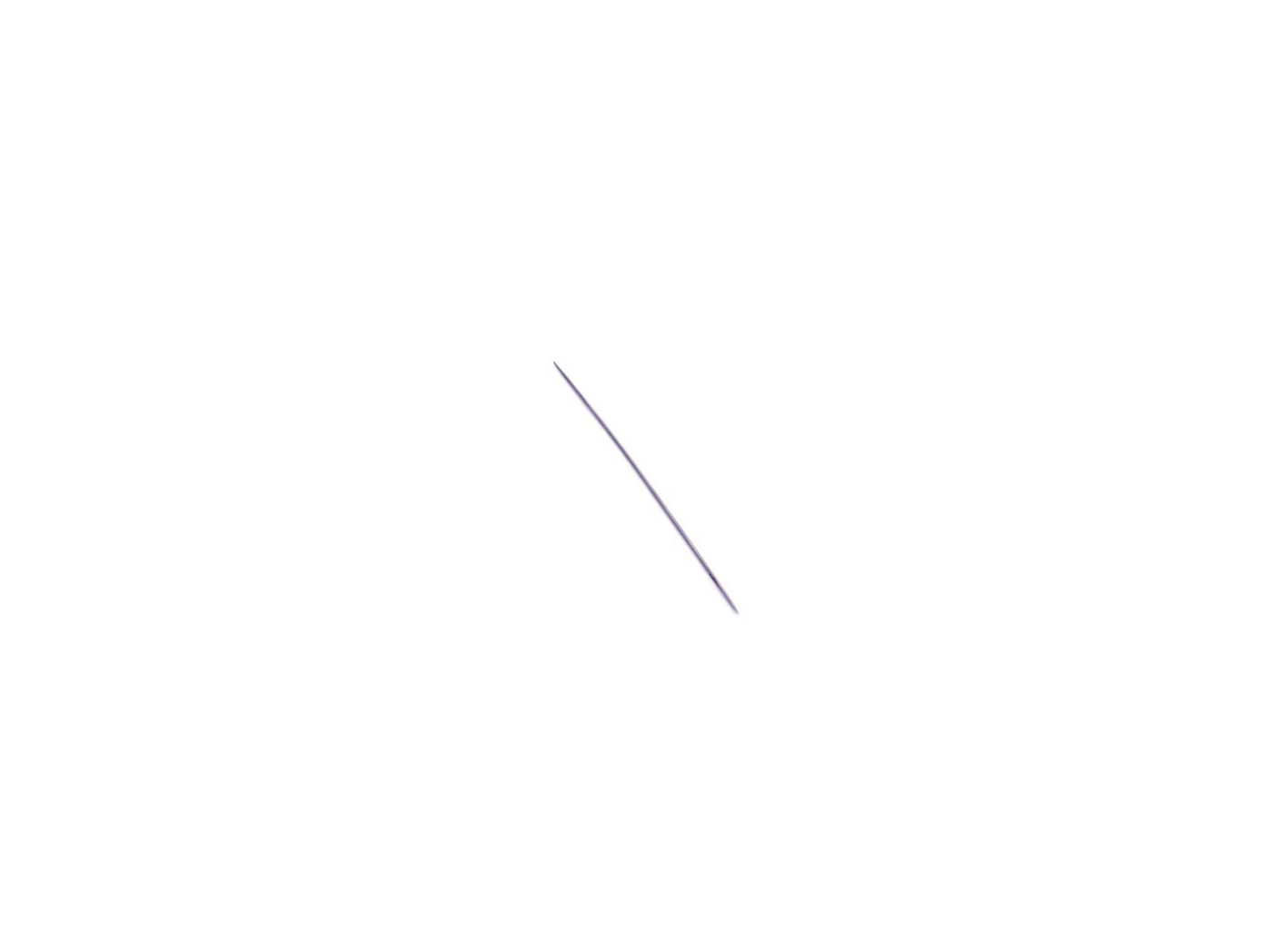Double point needle, 8 Double point needle, 8