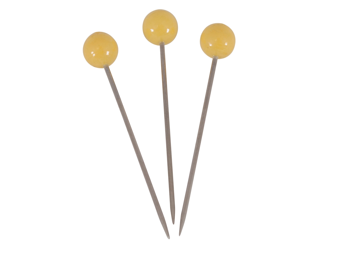 Upholstery pin no 2 Yellow, 38mm, 100pc/fp Upholstery pin no 2 Yellow, 38mm, 100pc/fp
