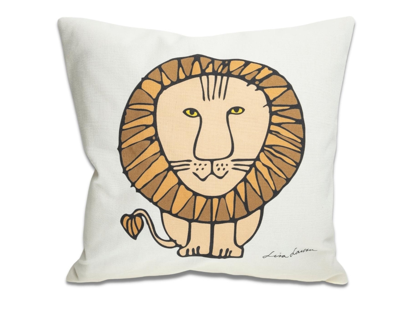 LEO brown on off-white 50x50 LEO brown on off-white 50x50
