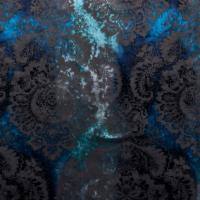 Fabric Barok Medallion 406 Blu