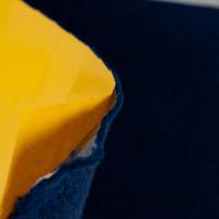 Felt adhesive Blue melange, 133cm