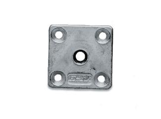 Fastener fittings Kea square with M8 nut, 47x47mm Fastener fittings Kea square with M8 nut, 47x47mm