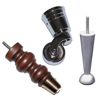 Möbelbeine und Rollen