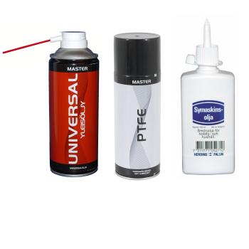 Öl, Silicon und Teflon