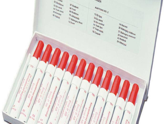 Touch-up varnish pens 210 A, 12pc/fp Touch-up varnish pens 210 A, 12pc/fp