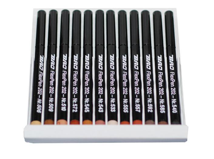 Touch-up varnish pen Flex 202 A, 12pc/fp Touch-up varnish pen Flex 202 A, 12pc/fp