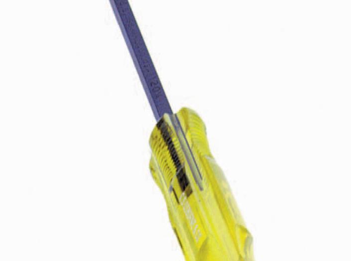 Staple remover Osborne 120 yellow plastic shaft Staple remover Osborne 120 yellow plastic shaft