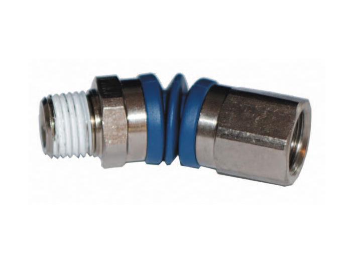 Articulated coupling, 1/4” external to 1/4” internal Articulated coupling, 1/4” external to 1/4” internal